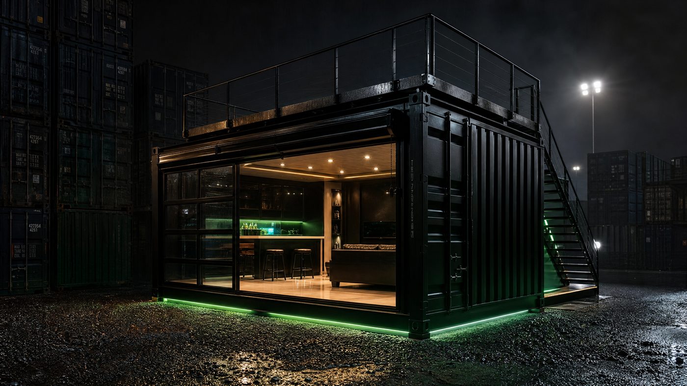 Shipping Container Shed